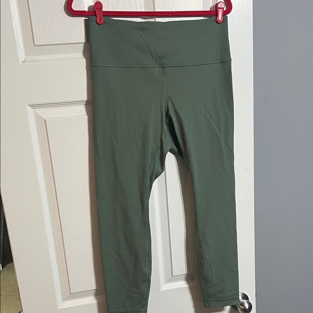 Lululemon Athletica Olive Green Leggings